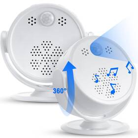 Relaxweex Hat-relaxweex-0880 2 Pcs Motion Activated Voice Sensor Customizable Audio Pir Infrared Speaker