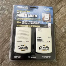 Thp204 Reliance Controls Freeze Flood Wireless Audible Alarm Model New Sealed