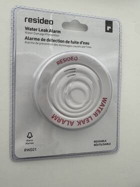 Residio Rwd211 Resideo Rwd21 Reusable Water Leak Alarm White New In Package