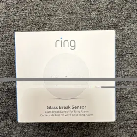 23-008427-01 Ring Glass Break Sensor Z-wave White Real-time Notifications Simple Setup