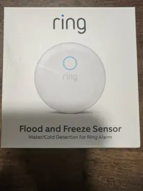 4b4s9-0en0 Ring Flood And Freeze Sensor Z-wave Wireless Water Leak For Alarm White