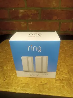 4xd3s7-deno Ring Contact Sensor 2-pack White For Alarms New Sealed