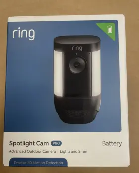 53-028004 Ring Spotlight Cam Pro Battery 3d Motion Detection Two-way Talk With Audio
