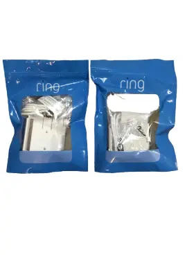 Ring 842861107944 Motion Sensor Mounting 2 Pack - White Two Individual Mounts