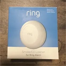 B07zb2ybxc Ring Smoke/co Listener For Alarm Z-wave Wireless Battery White