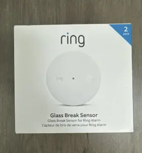 Ring B09by4lkkg Alarm Glass Break Sensor 2-pack Sealed New Ring B09by4lkkg Alarm Glass Break Sensor 2-pack Sealed New