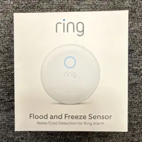 Gad17g01238500lj Ring Flood And Freeze Sensor White Z-wave Indoor Battery Real-time Notifications