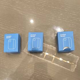 Ring Qt01dc024n418bss Contact Sensor Blue In Box Home Security Device Set Of 3