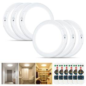 Rodalims Rl0029a4 Rechargeable Ceiling Light No Wiring Battery 6 Packs Multicolor