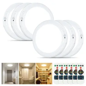 Rl0029a4 Rodalims Rechargeable Ceiling Light No Wiring Battery 6 Packs Multicolor