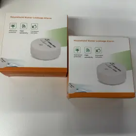 Hh-ls518 Rohs 2pack Smart Water Leak Sensor Detector Flood Leakage Level Overflow Alarm Usa