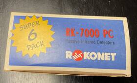 Rokonet Rk-7000 6 Pack Of Vintage Passive Infrared Motion Detectors By Pc