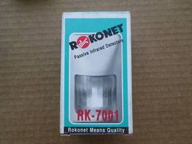 Rokonet Rk-7001 Passive Infrared Motion Detector White Security Wall Mount