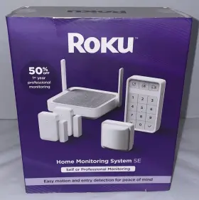 Ss1000r Roku Home Monitoring System Se Self Or Professional Motion Entry New Ss1000r Roku Home Monitoring System Se Self Or Professional Motion Entry New