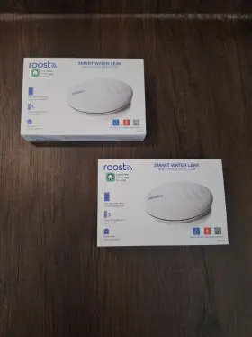 Rs-fld-01 Roost Lot Of 2 Smart Water Leak Freeze Detector Wi-fi Rs-fld-01 Roost Lot Of 2 Smart Water Leak Freeze Detector Wi-fi