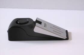 Rosoenvi Wep-010 Wedge Alarm Door Stopper 120db Home/travel Black/metal - 2 Pack
