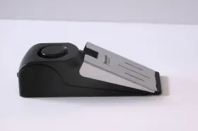 Wep-010 Rosoenvi Wedge Alarm Door Stopper 120db Home/travel Black/metal - 2 Pack
