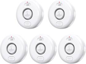 Ruikoring Rk-wd70x5 5 Pack Water Leak Alarm Detector 120db Loud Alert Sensor Ip66 Waterproof