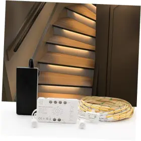 Ssl-0516-3k16 Rwofnia Motion Sensor With Daylight Sync Light Up Type Led Stair 16 Stairs