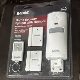 Sabre Wp-2000 Home Series Wireless Motion Sensor And Door/window Alarm 2 Pack 105 Db