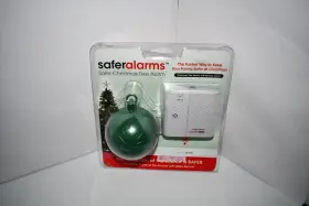 Scta-001 Safe Alarm Safer Alarms Wireless Heat Detector Set - Christmas Tree Ornament Fire Sensor &