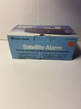 Safe House 49-441 Vintage Used House- Satellite Alarm -49-441
