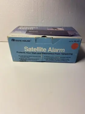 49-441 Safe House Vintage Used House- Satellite Alarm -49-441