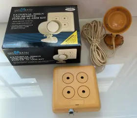 Rc-2042 Safe & Sound Vintage And External Siren Model For Security System As Is