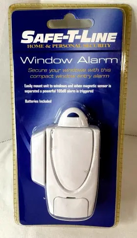 050310 Safe-t-line 044321050313 Window Alarm 105 Decibel Model New