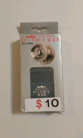 Sta-18005 Saferex Safe-rex Door Knob Alarm Anti-theft Security