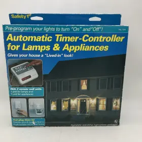 7241 Safety 1st Automatic Timer-controller For Lamps And Appliances Model Nos 1995