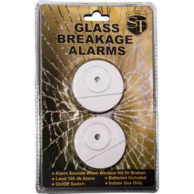 Safety Technology 747670300565 Glass Break Alarm 100db 2 Pack