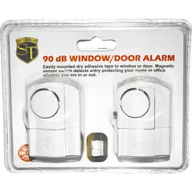 Safety Technology 747670300589 90db Magnetic Door/window Alarm 2 Pack