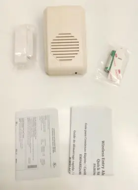 Sti-3360g Safety Technology International Sti 3360g Wireless Entry Alert Kit Chime With Receiver 500ft Range 433mhz