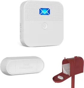Satisure 445014714773 Mailbox Alarm Mail Chime Notification System-mail 600 Ft Long Range Wirel