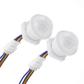 Scpopfer 110vms2p 2pack Motion Sensor Light Switch 100240v 40w Pir Human Body Activated Led