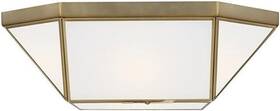 Sea Gull Lighting 7579452-848 Generation 2-light Morrison Ceiling 5.00x15.50x15.50 Satin Brass