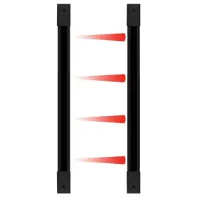 E-9622-4b25 Seco-larm Enforcer Curtain Sensors - Outdoor 22.5 Inch Black