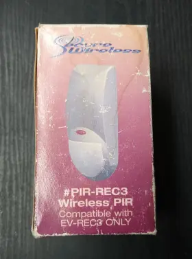 Pir-rec3 Secure Wireless Pir Compatible With Ev-rec3