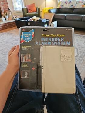 Security Force Ssf-421c Intruder Alarm System 1988 Vntg Infra-red Sensor Home Protection