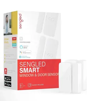 Google-2 Sengled E1d-g73 Smart Window And Door Sensor - Hub Required Works With Alexa Pack