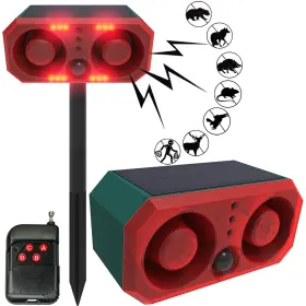 Senkefei Ss 752811530428 Solar-outdoor Motion Sensor Alarm - 130db Detector Light With Re Senkefei Ss 752811530428 Solar-outdoor Motion Sensor Alarm - 130db Detector Light With Re