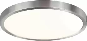 58013 Senroyal Flush Mount Ceiling Light Fixture 12 Inch -brushed Nickel-1pk Brushed Nickel 58013 Senroyal Flush Mount Ceiling Light Fixture 12 Inch -brushed Nickel-1pk Brushed Nickel