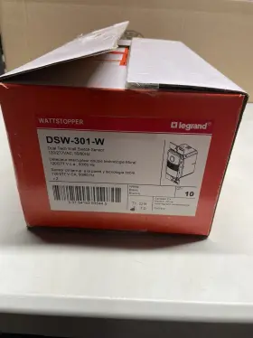 Dsw-301-w Sensor Switch Brand New Watt Stopper Dual Tech Wall Sensors Case Of 10