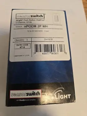 Npodm-2s-wh Sensor Switch Acuity Npodm 2p Wh Nlight Wallpod Push Button Scene Control White Npodm-2s-wh Sensor Switch Acuity Npodm 2p Wh Nlight Wallpod Push Button Scene Control White