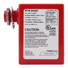Pp16-shunt Sensor Switch Emergency Bypass Shunt Relay Power Pack 120/277v