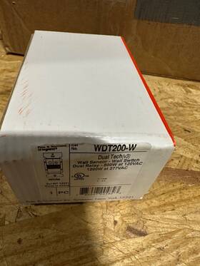Sensor Switch Wdt200-w Pass And Seymour Dual Tech Occupancy Wall