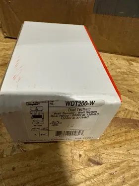 Wdt200-w Sensor Switch Pass And Seymour Dual Tech Occupancy Wall