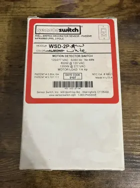 Wsd-2p-a Sensor Switch New Wall Decorator Motion Detector Wsd-2p-a Sensor Switch New Wall Decorator Motion Detector