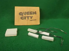 1035 Sentrol 4 Sets Vintage Magnetic Alarm Door Contact 1980s Reed Switch Gray